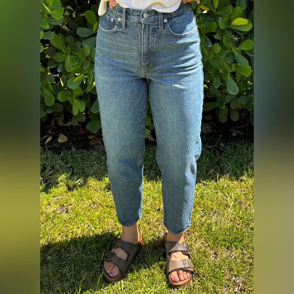 Madewell Women's Straight Leg Blue Jeans
